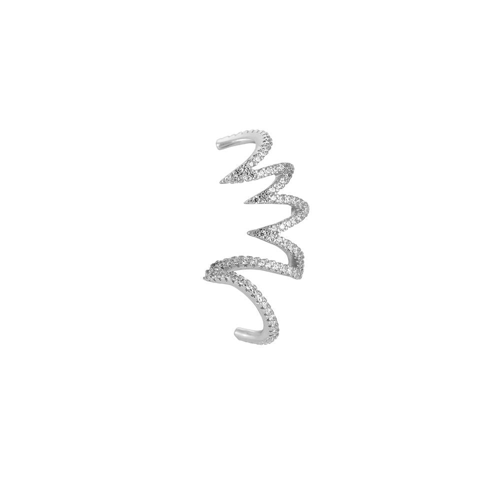 Ear Cuff "Zig-Zag Claw" 14K vergoldet in zwei Farben