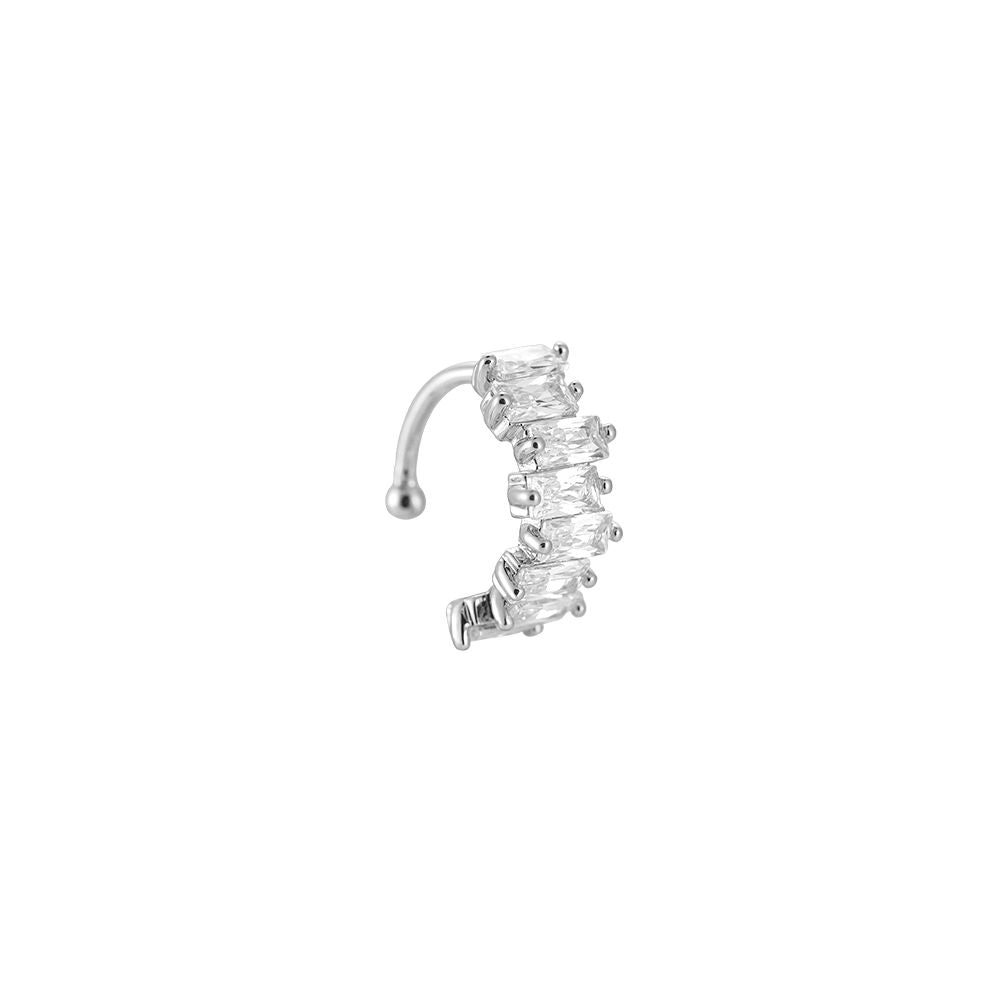 Ear Cuff "Shaky Stairway Diamonds" 14K vergoldet in fünf Farben