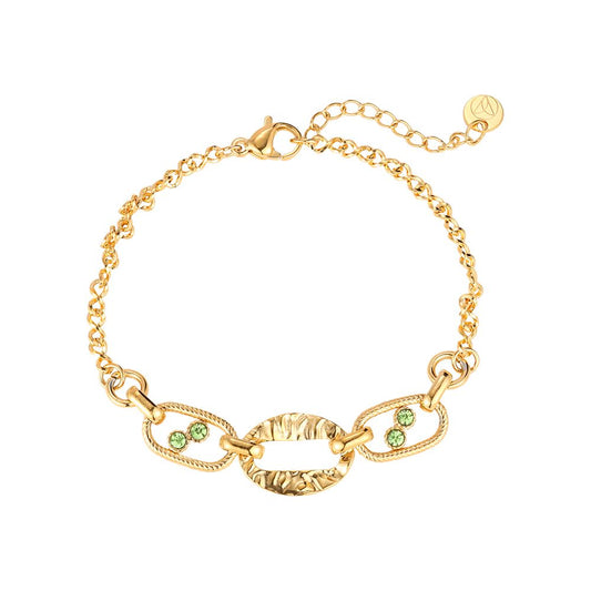 Armband "Sonniger Frühling" Edelstahl 14K vergoldet