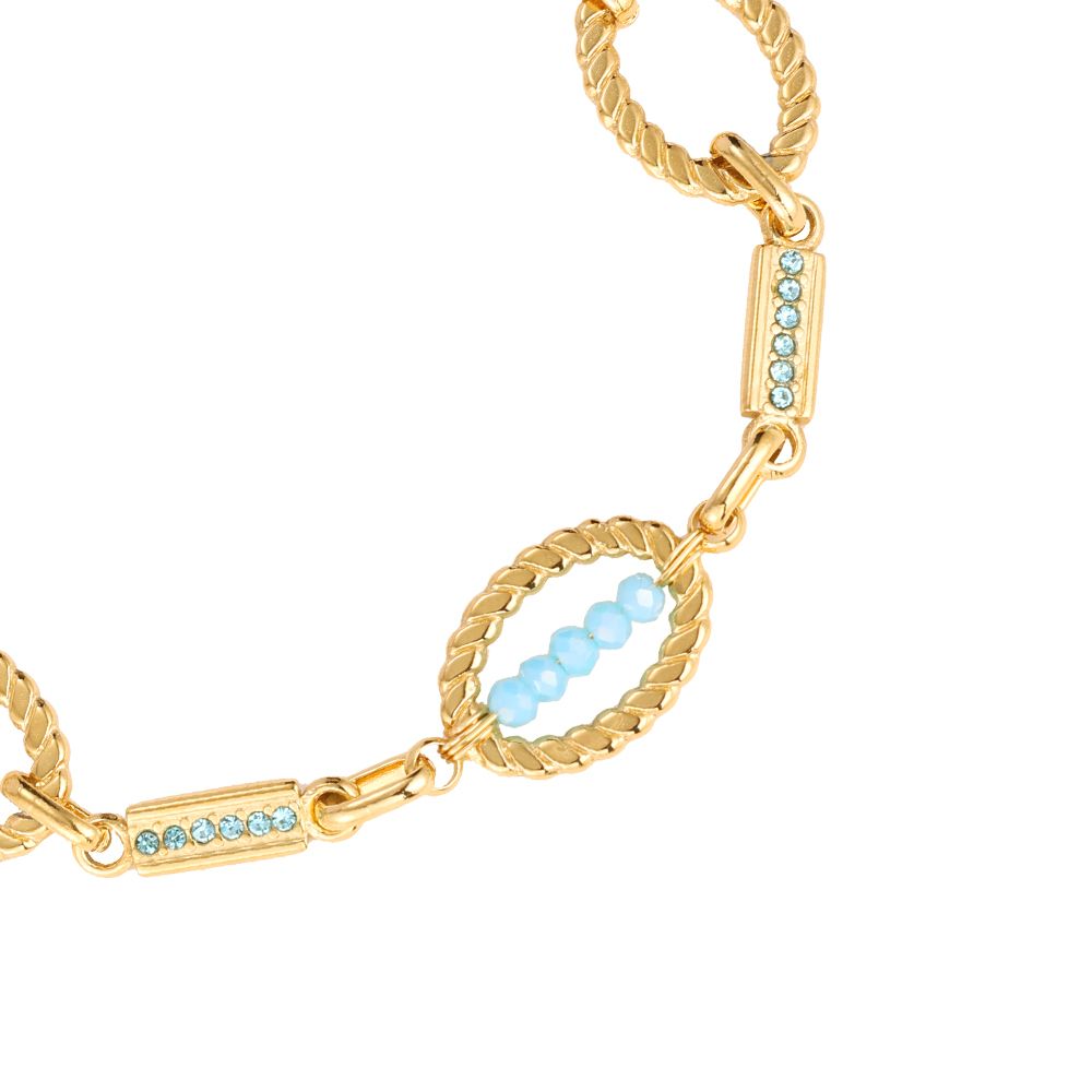 Armband "Golden Summer" Edelstahl 14K vergoldet