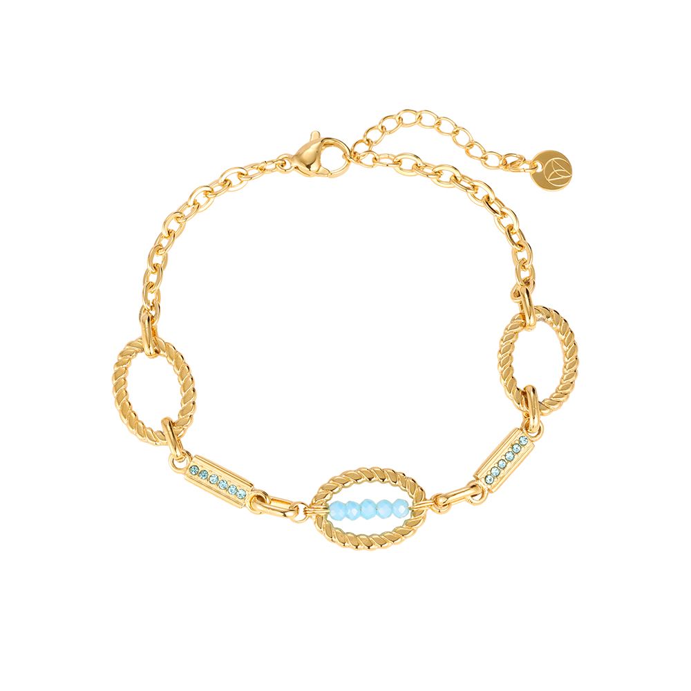 Armband "Golden Summer" Edelstahl 14K vergoldet