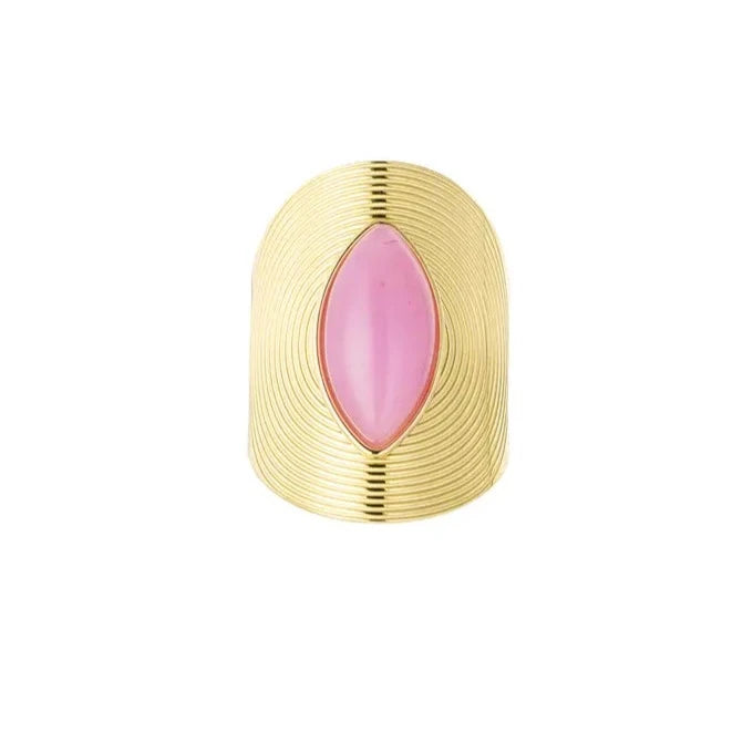 Ring "Rose Nomade" Edelstahl 14K vergoldet