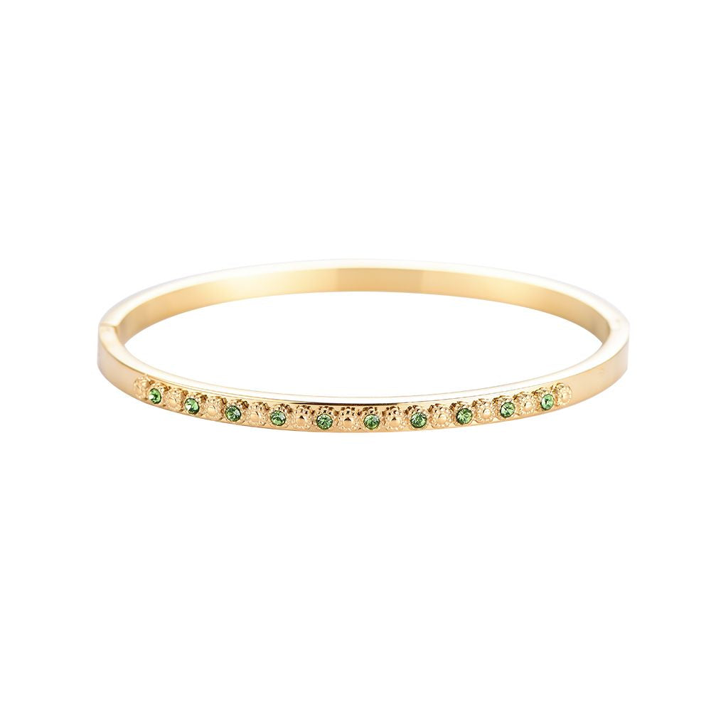 Armreif "Artemis Rondo" Edelstahl 14K vergoldet