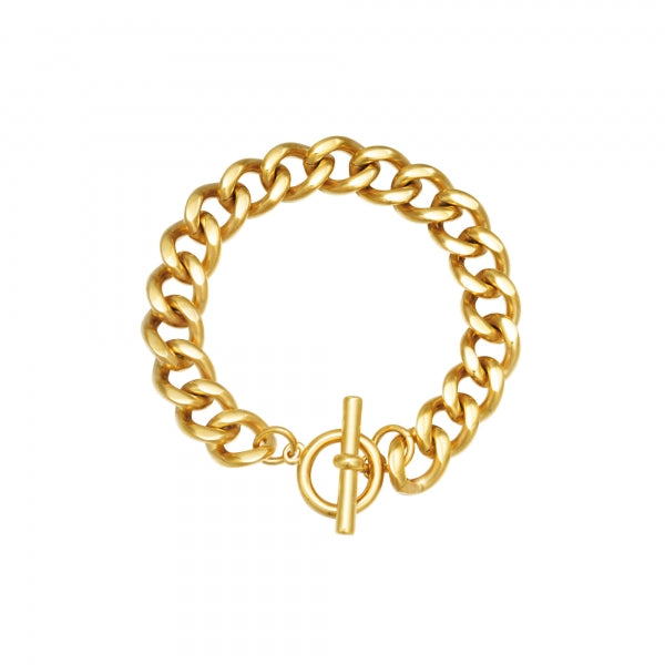 Armband "Ivy Chain" Edelstahl 18K vergoldet