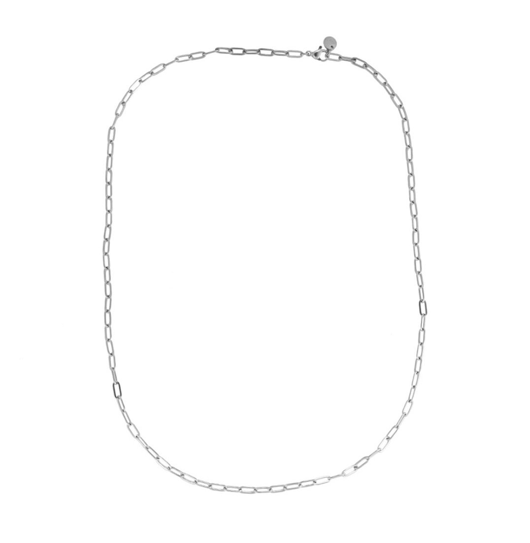 Halskette "Fine Round Chain" Edelstahl 14K vergoldet