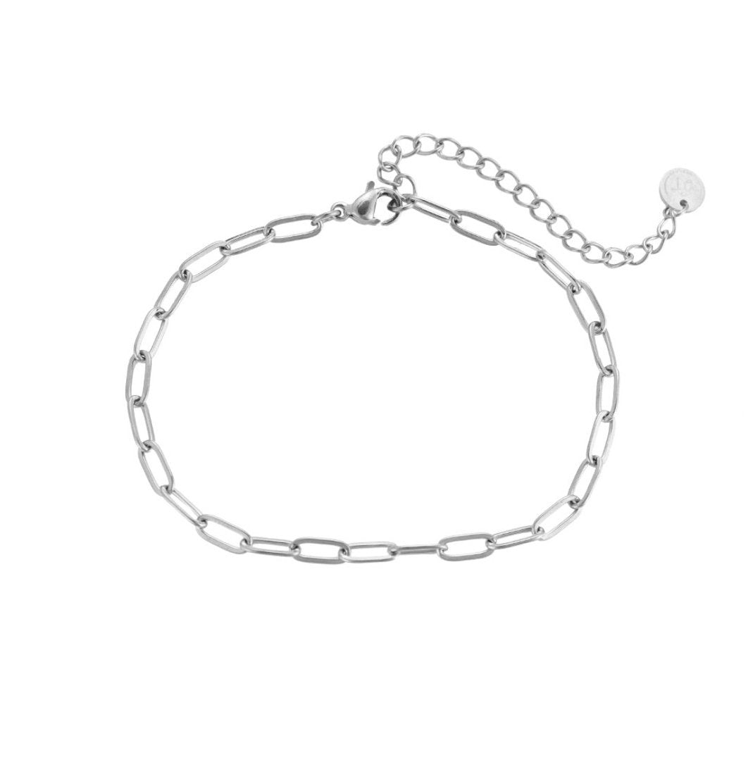 Armband "Fine Round Chain" Edelstahl 14K vergoldet in zwei Farben