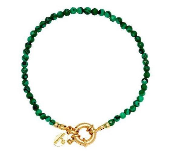 Armband "Green" 18K vergoldet