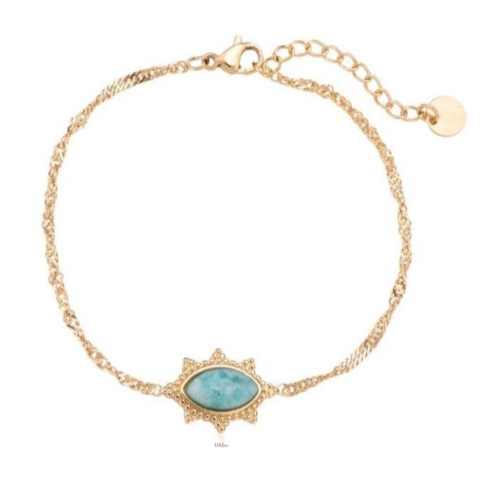 Armband "Lucy" Edelstahl 14K vergoldet